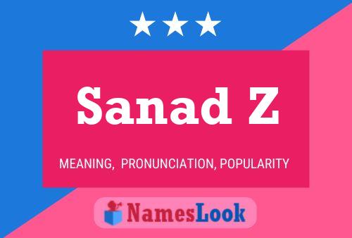 Sanad Z 名字海报