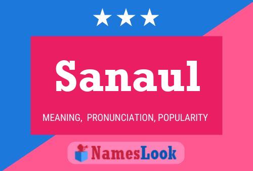 Sanaul 名字海报