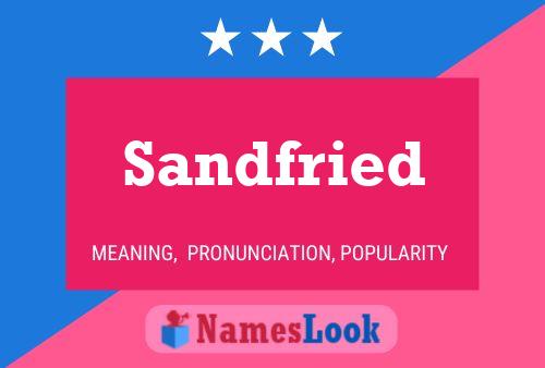 Sandfried 名字海报