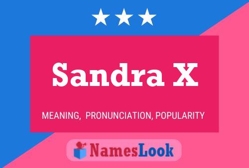 Sandra X 名字海报