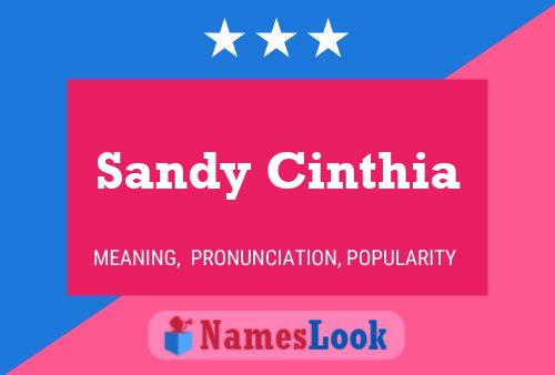 Sandy Cinthia 名字海报