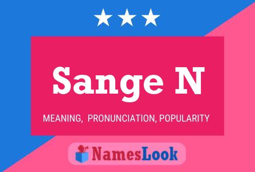 Sange N 名字海报