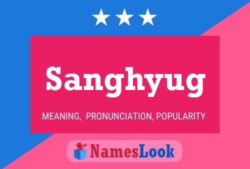 Sanghyug 名字海报