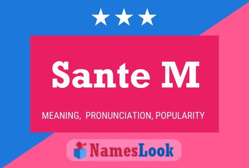 Sante M 名字海报