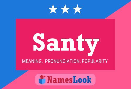 Santy 名字海报