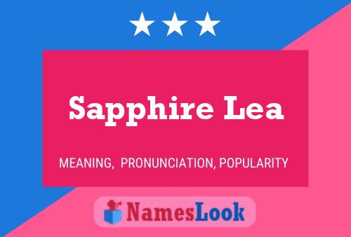 Sapphire Lea 名字海报