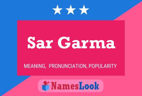 Sar Garma 名字海报