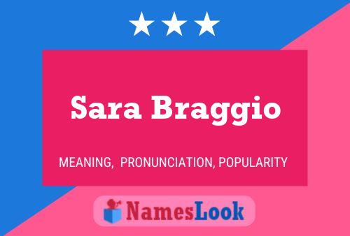 Sara Braggio 名字海报