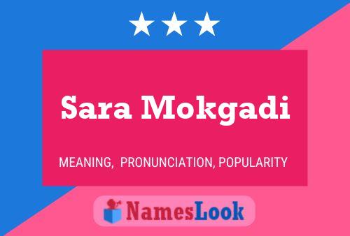 Sara Mokgadi 名字海报