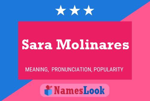 Sara Molinares 名字海报