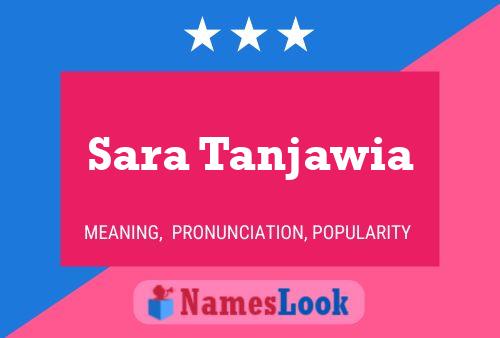 Sara Tanjawia 名字海报