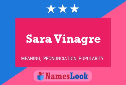 Sara Vinagre 名字海报