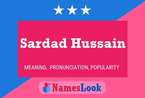 Sardad Hussain 名字海报