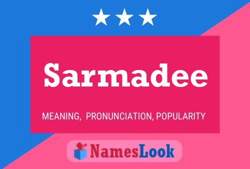 Sarmadee 名字海报