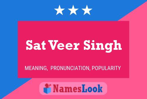 Sat Veer Singh 名字海报