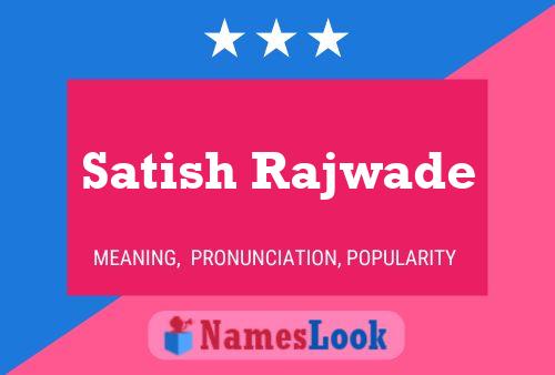 Satish Rajwade 名字海报