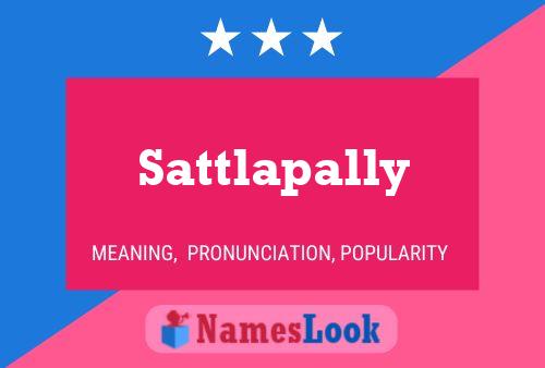 Sattlapally 名字海报