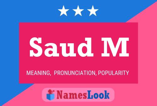 Saud M 名字海报