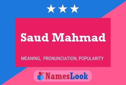 Saud Mahmad 名字海报