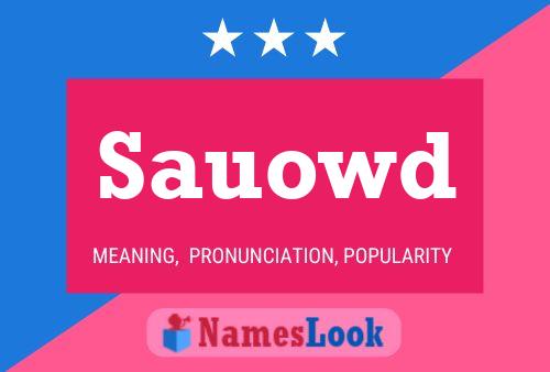 Sauowd 名字海报