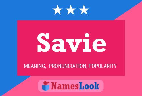 Savie 名字海报