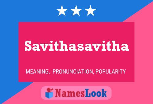 Savithasavitha 名字海报