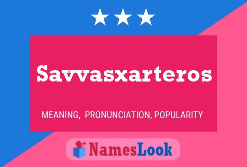 Savvasxarteros 名字海报