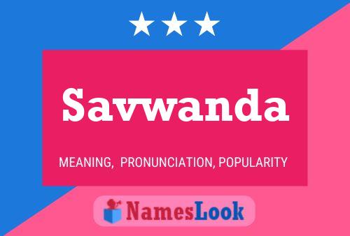 Savwanda 名字海报