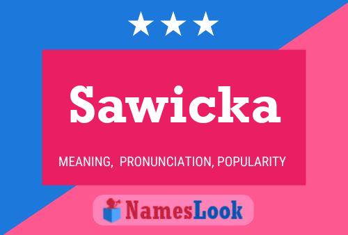 Sawicka 名字海报