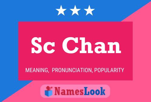 Sc Chan 名字海报