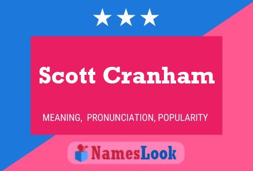 Scott Cranham 名字海报