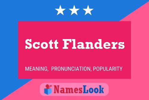 Scott Flanders 名字海报