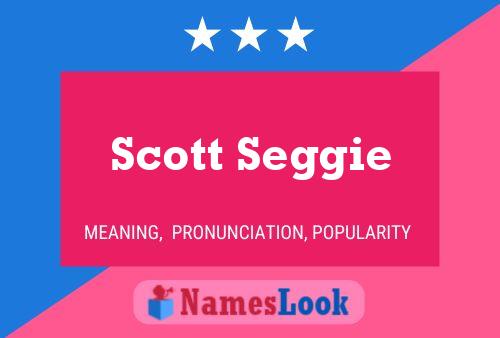 Scott Seggie 名字海报