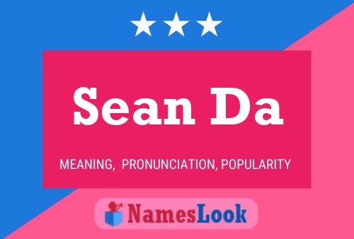 Sean Da 名字海报