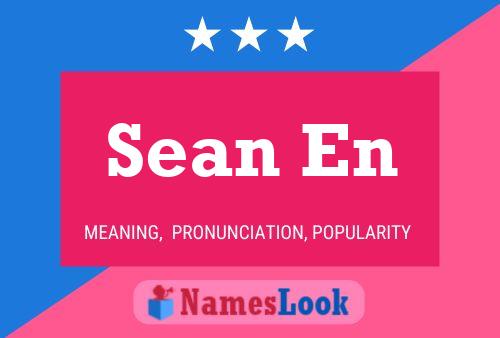 Sean En 名字海报