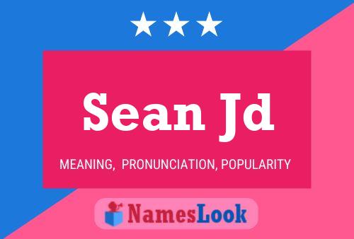 Sean Jd 名字海报