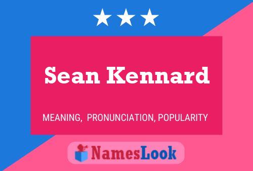 Sean Kennard 名字海报