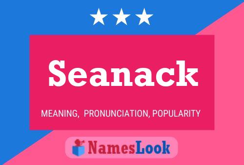 Seanack 名字海报