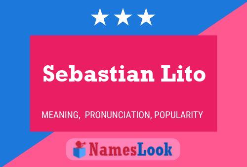 Sebastian Lito 名字海报