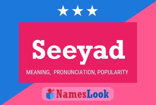 Seeyad 名字海报