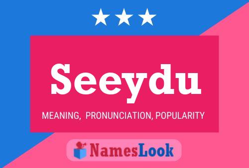 Seeydu 名字海报