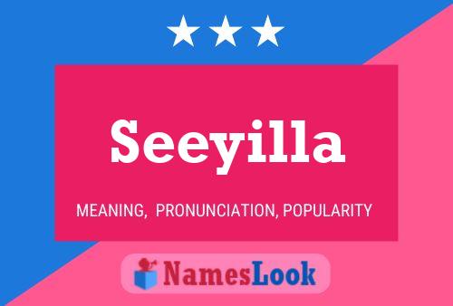 Seeyilla 名字海报