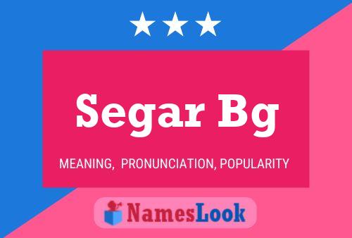 Segar Bg 名字海报