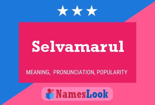 Selvamarul 名字海报