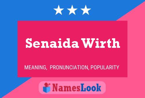 Senaida Wirth 名字海报