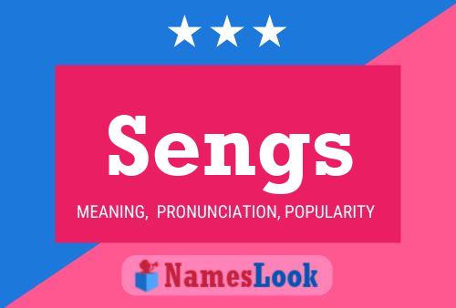 Sengs 名字海报