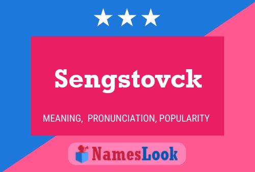 Sengstovck 名字海报