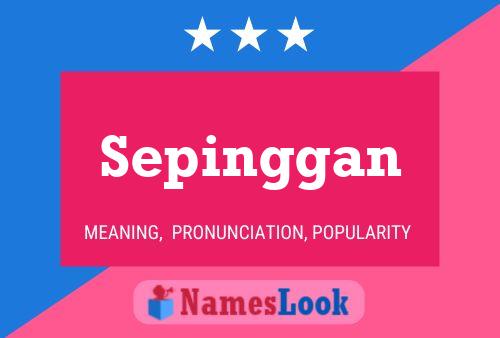 Sepinggan 名字海报