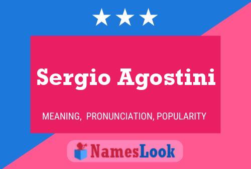 Sergio Agostini 名字海报