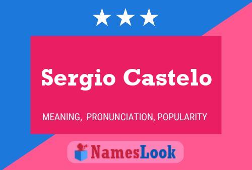 Sergio Castelo 名字海报